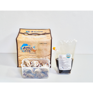 연평도 꽃게+간장소스 직접담는 간장게장, 1개, 1kg