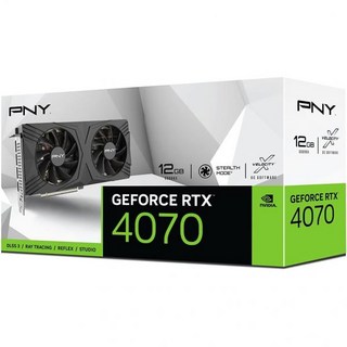 PNY GeForce RTX™ 4070 12GB Verto 듀얼 팬 DLSS 3