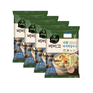 비비고 바지락 칼국수 x 4, 442g, 4개
