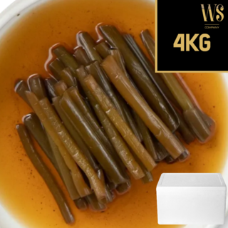 [옛한옥] 간장마늘쫑지 4kg 가정용 대용량 업소용 반찬 아이스박스포장