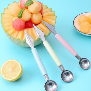 친절생활 수박 화채 스쿱 스푼 듀얼, 2개, 랜덤발송