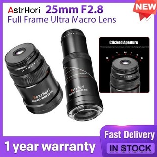 Asthori 풀 프레임 울트라 매크로 2X-5X 배율 렌즈 캐논 RF용 소니 E 니콘 Z 후지필름 X 라이카 25mm, 03 for Fuji XF, 01 with AH-MAC 170
