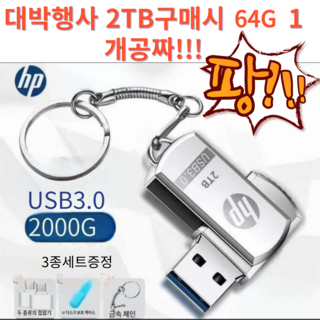 HP 3.0 2TB 대용량 USB 메모리