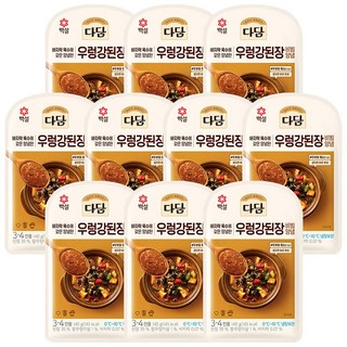 (냉장)다담 우렁비빔된장양념140x10개, 10개, 140g