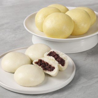 [안흥찐빵] 쌀찐빵 30개 + 단호박쌀찐빵 30개, 2개, 500g