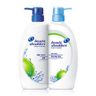 헤드앤숄더 애플프레쉬샴푸850ml+컨디셔너850ml, 850ml, 2세트