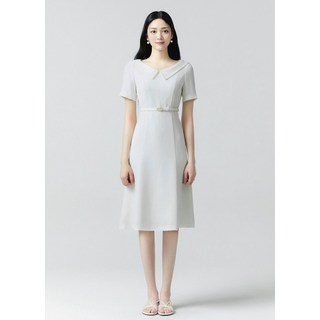 잇미샤 텍스쳐 블록 원피스(ITO7WOP720 SW) 104548