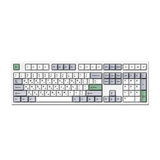 한성컴퓨터 OfficeMaster 유선 저소음 기계식 키보드, 메탈 화이트, GK707SE, 적축