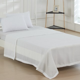 여름 홑이불 보드래 블라썸 리플샤카