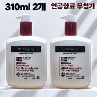 뉴트로지나 인텐스 리페어 시카 에멀젼 바디로션, 310ml, 2개