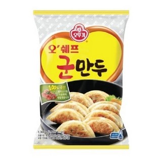 오뚜기 오쉐프 군만두, 1개, 1.3kg