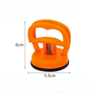 자동차 수리 도구 차체 수리 도구 흡입 컵 제거 덴트 풀러 덴트 키트 검사 제품 진단 도구, 01 Orange, 1개