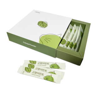 고양이민트 개별스틱형 캣닢 올해 수확 국내산 무농약 고품질(잎/꽃만함유) 캣닢가루 1개 8g 상품 이미지