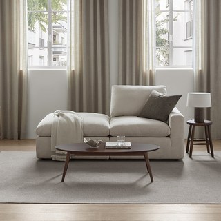 까사미아 캄포미니 1인소파 카우치베드형, 아이보리