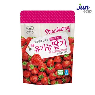 [호재준] 유기농 냉동과일 골라담기 (딸기/블루베리/스위트체리), 1개, [호재준] 냉동 유기농 딸기 500g