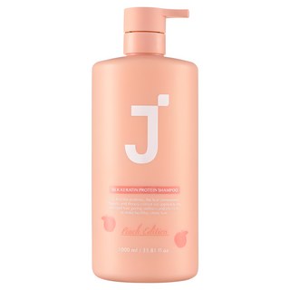 제이숲 실크 케라틴 단백질 샴푸 피치 에디션, 1L, 1개