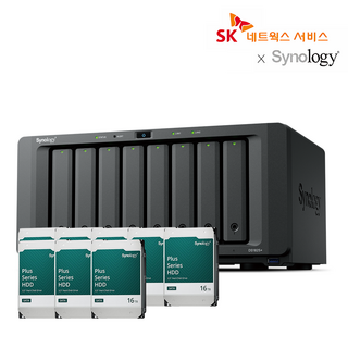 시놀로지 NAS DS1825+ 128TB 8베이 기업용 대용량 공유서버 초기설치지원