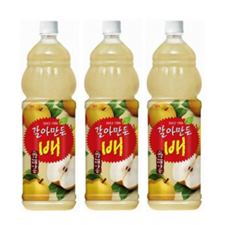 해태음료 갈아만든 배, 3개, 1.5L, 플라스틱