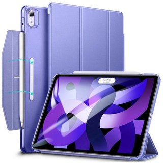 아이패드 케이스 ESR 스마트 후면 커버 트라이폴드 에어 5, 보라색, 협력사_ipad air 5 2022용
