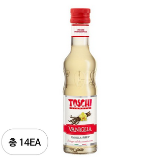 토스키 바닐라 시럽, 250ml, 14개