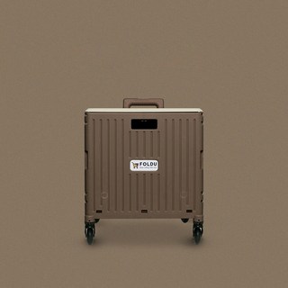 폴듀 3세대 접이식 폴딩카트 65L 대용량 4바퀴 핸드 쇼핑 장바구니 캐리어, 1개, 2.브라운