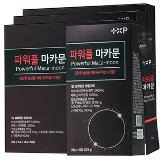단단한 남자를 위한 솟구치는 자신감 파워풀 마카문 고농축 액상 스틱, 3개, 30회분