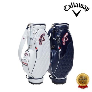캘러웨이 CG PU 스포츠 캐디백_GF, 화이트/네이비/레드