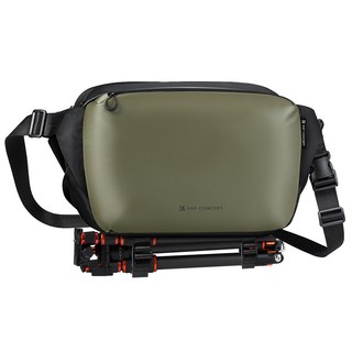 K&F CONCEPT 다기능 카메라 슬링백 12L, 그린
