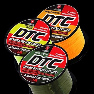 몽크로스 DTC 600m 모노라인 나일론줄 벌크라인 바다 선상 원투 루어 민물루어 낚시 줄, 그린3호