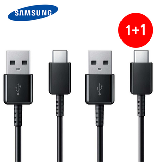 1+1 삼성전자 전용 USB C타입 초고속 충전 케이블 1.2M EP-DG950CBE 정품 호환, 블랙(EP-DG950CBE), 2개