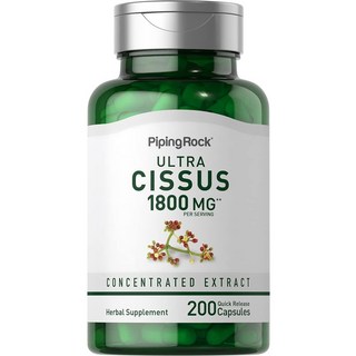 파이핑락 시서스 1800mg 200캡슐 초농축 허브추출물 비GMO 글루텐 프리, 1개