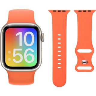 NewJourney for Kids Apple Watch 밴드 스포츠 방수 실리콘 iWatch 스트랩 (남녀 공용) Series 9/8/7/6/5/4/3/2/1/SE 38m