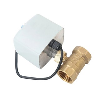 배관밸브 황동 전동 볼 밸브 큰 토크 금속 모터 3 선 2 제어 AC24V AC220V DC12V DC24V 1/2, 51) 2" - 24VDC - CR04