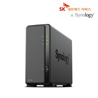 시놀로지 NAS DS124 1베이 나스 가정용 초보자 입문용 백업서버 DSM 7.2 지원