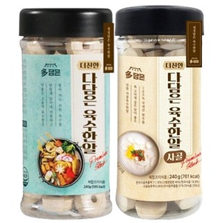 다담은 더진한 육수한알 멸치맛 / 사골맛 MIX세트(bottle), 1세트, 480g