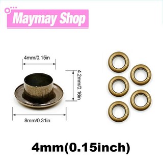 구멍 금속 그로밋 세탁기 펀치 도구 의류 신발 벨트 캡 가방 태그, 7. Copper, 1개