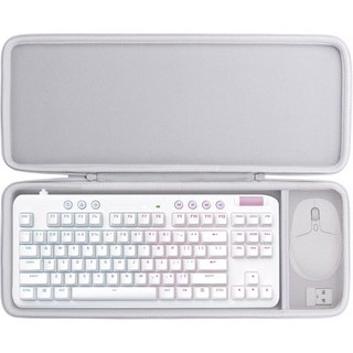 로지텍 G713 유선 G715 무선 기계식 게이밍 키보드 + G705 마우스 콤보를 위한 co2CREA 하드 케이스 교체
