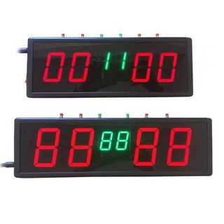 점수판 축구 경기 32x12cm 대금 장비 탁상 점수 dam 5자리 시간 Mo, 충전식 리모콘 3인치, 1개