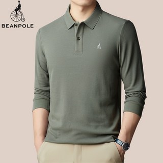 빈폴 남성 카라넥 티셔츠 단색 100% 코튼 순면 긴소매 카라티 빅사이즈 티셔츠 7Color