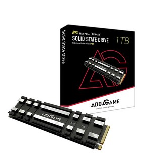 PS5 콘솔용 애드링크 A93 1TB 스토리지 확장 최대 7400mb/s 4세대 PCIe NVMe m2 2280 SLC 캐시 내장 하드 드라이브 포함, 4TB, [Heatsink] Dram-less, 2 S93 [ No Heatsink ] TLC Dram, 1개