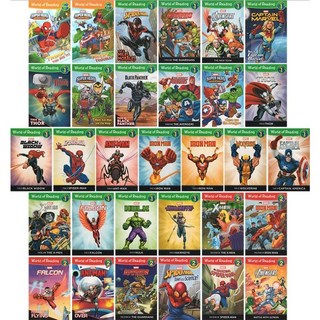 국내 마블 월드오브리딩 31권세트 영어원서 world of reading super hero L1 L2 음원제공