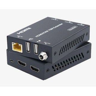 HDMI KVM 연장기 신호 증폭 원거리 키보드 마우스 70m 스위칭 공유 셀렉터, 1개