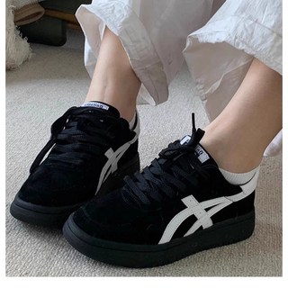 여성용 발편한 가죽 스니커즈 패션 운동화H158 아식스운동화