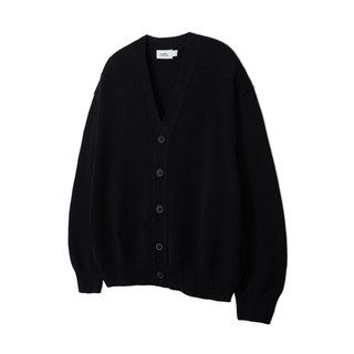 COSTUME OCLOCK [3월 4일 배송] [리뉴얼ver.] 소프트 베이직 브이넥 가디건 블랙 COOSCD001BLACK