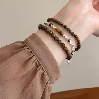FONOW 염주 행운 호안석팔찌