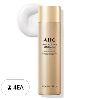 AHC 바이탈 골든 콜라겐 로션, 140ml, 4개
