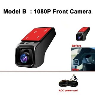 자동차 DVR 대시 캠 카메라 HD 4K 2160P 와이파이 2K 1600P 24H 주차 모니터 앱 제어 모든 차량용 운전 비디오 녹음기, 없음, 1) D  WIFI 1080P - 아무도
