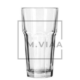 엠비아샵1 YJ GLASS 15256 락잔 유리잔 473ML 예쁜컵 투명유리컵, 1개