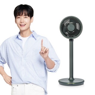 신일 프리미엄 3세대 BLDC 리모컨 스탠드형 에어 서큘레이터, 딥그린