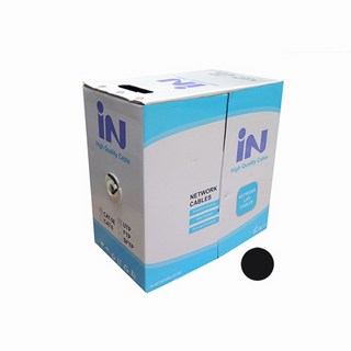 블랙 랜선 UTP CAT5E 300M 랜케이블